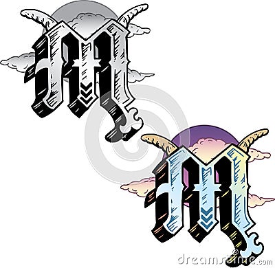 Designs For Letter M. letter m tattoo designs. the letter m tattoos.