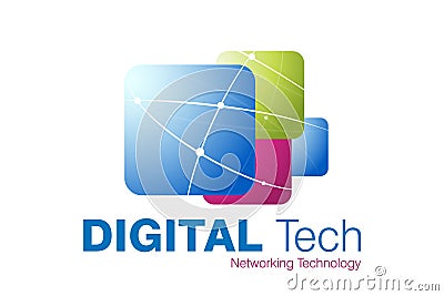 Computer Technology Logo on Technology Logo Design  Click Image To Zoom