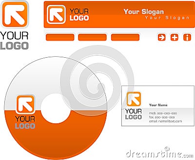 Letterhead  Logo Design on Stock Photo  Template Design Of Logo  Letterhead  Banner  Heade  Image