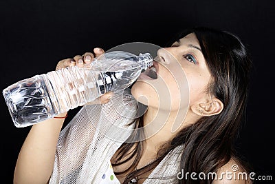Thirsty Girl Royalty Free Stock Images - Image: 14948519