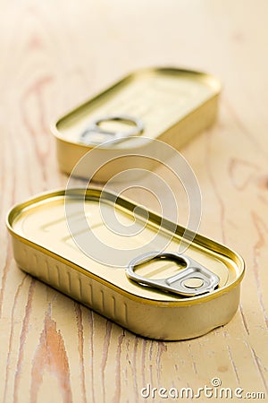 Stock Image: Tin can of sardines