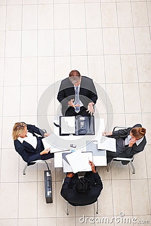 business people working. TOP VIEW OF BUSINESS PEOPLE