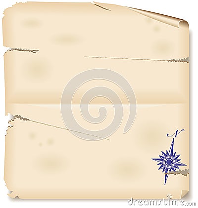 Free Vector  Canada on Vector Illustration Of An Ancient Treasure Map Scroll With Compass