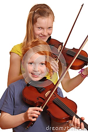 girls with violin