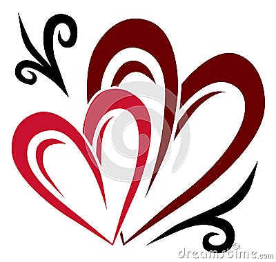 hearts tattoo. TWO HEARTS TATTOO