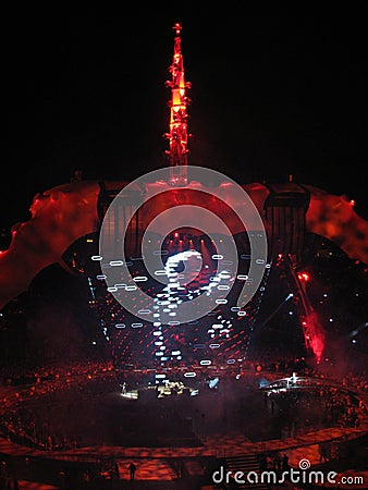 U2 Concert Editorial Photo