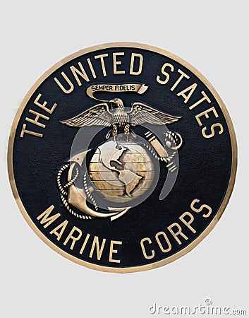 Marine Corps on United States Marine Corps Emblem Royalty Free Stock Photo   Image