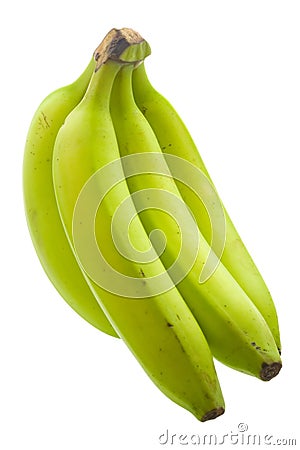 Unripe Banana Stock Photos