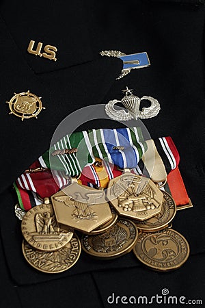 Medal Vector Free on Experience Transportation Officer S Medals On His Dress Blue Uniform