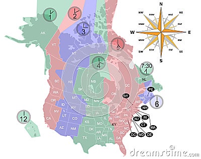 time zone map usa printable. Time+zone+map+canada+and+