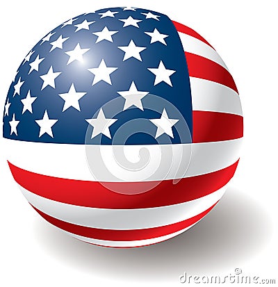 Pictures Of Usa Flag. USA FLAG TEXTURE ON BALL.
