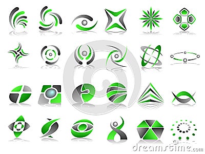 Logo Design Icon on Vector Abstract Logo Icon Design Set Thumb11142614 Jpg