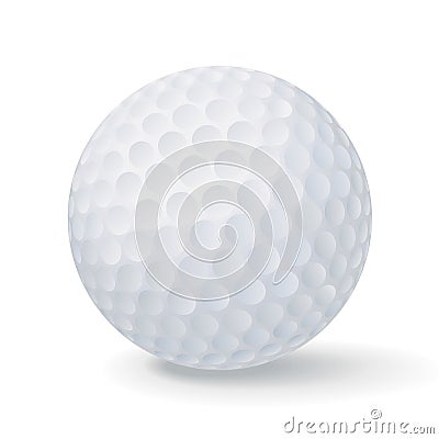 Golf Vector on Golf Ball In Vector Format