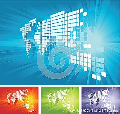 Vector World  on Stock Photography  Vector World Map Background  Image  9418982