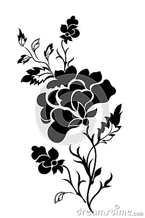 flower pattern tattoo. VERTICAL FLOWER PATTERN, ROSE,