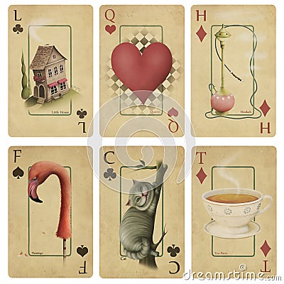 PLAYING CARDS :: HISTORICAL DECKS :: ANTIQUE - --GT;GT; NEWT'S PLAYING
