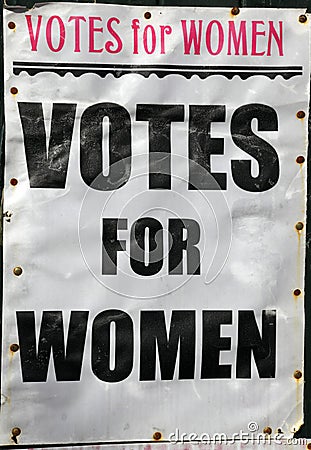 VOTES FOR WOMEN POSTER (click