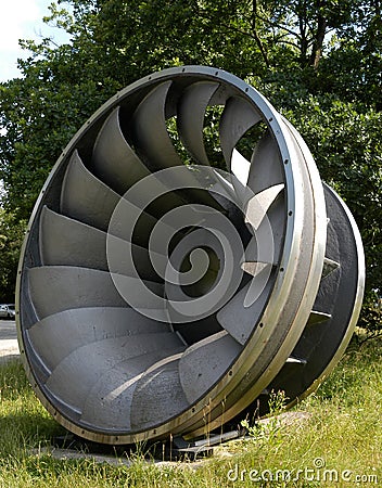 water turbine canvas