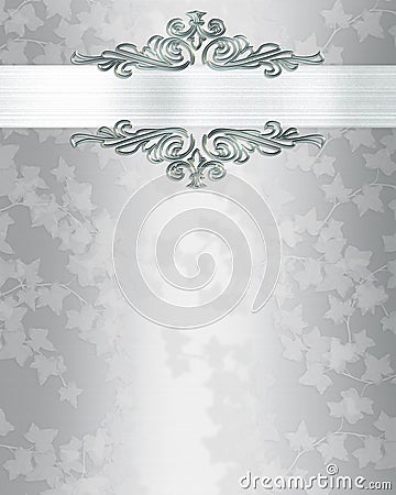 Free Architectural Design on Image And Illustration Composition  Ivy On Elegant White Satin For