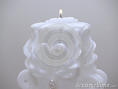 Candles  Weddings on Home   Royalty Free Stock Photo  Wedding Unity Candle
