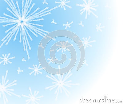 WINTER SNOWFLAKE BACKGROUND (click image to zoom)
