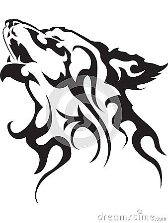 Wolf Tattoo Designs on Wolf Tattoo Stock Photo   Image  13733870