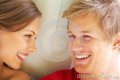Woman Looking At Her Boyfriend