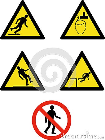 Free Vector Site on Workplace Site Safety Signs Royalty Free Stock Image   Image  10438056