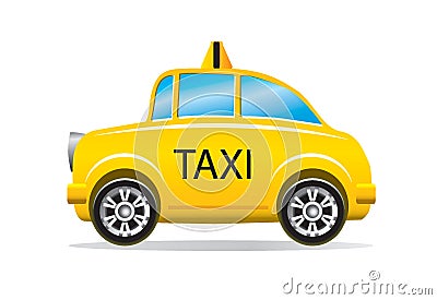 Home > Royalty Free Stock Image: Yellow taxi cab