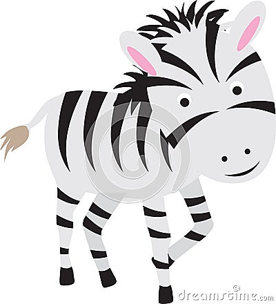 pictures of zebras cartoon. Zebra modern colour cartoon