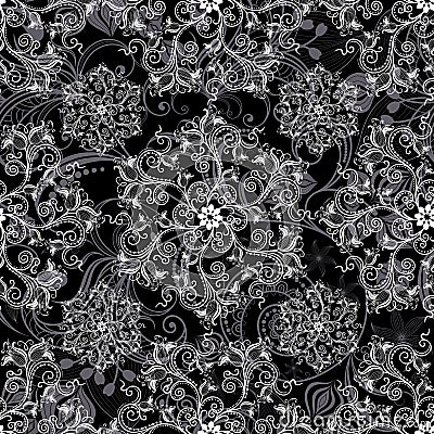 Free Seamless Textures: Seamless marble black &amp; white tile pattern