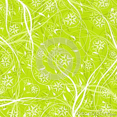 Decorative floral pattern - Stock Illustration - iStock