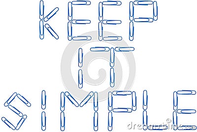 Keep It Simple Blue Paper Clips
