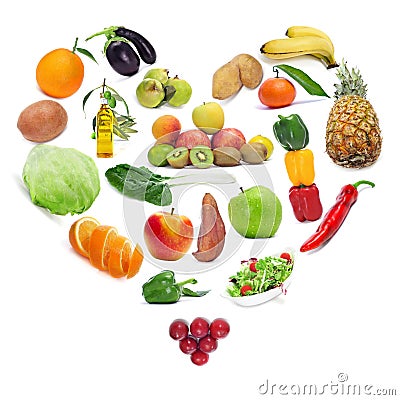 Love For The Healthy Food Royalty Free Stock Photography - Image: 24523287