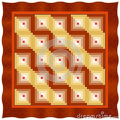 Free Log Cabin blocks and quilt patterns - Quilting