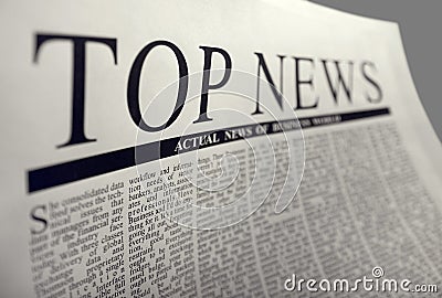 Top News Royalty Free Stock Photography - Image: 7652107